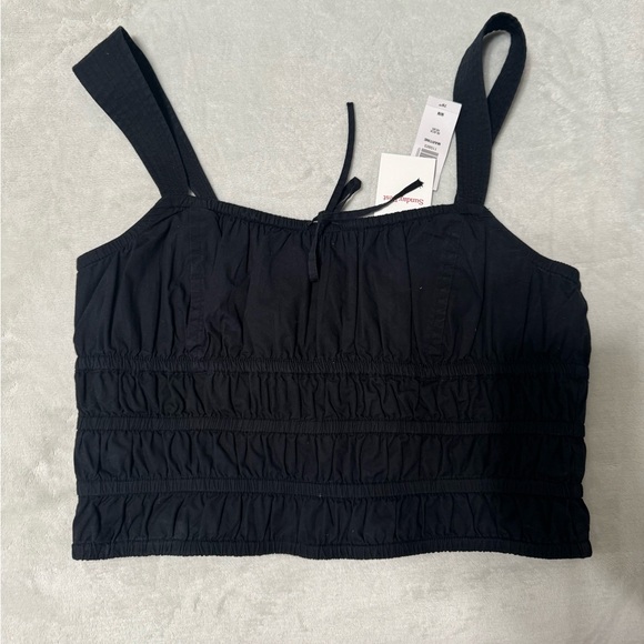 Aritzia Martine Poplin Top- Black - Picture 5 of 6